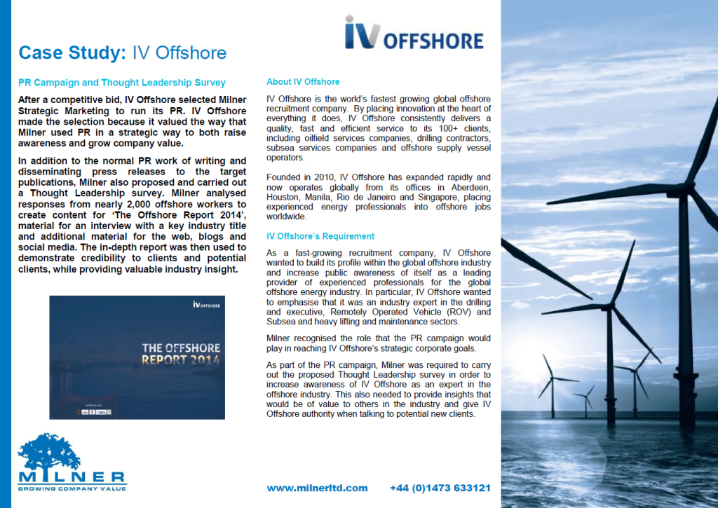 IV Offshore Case Study